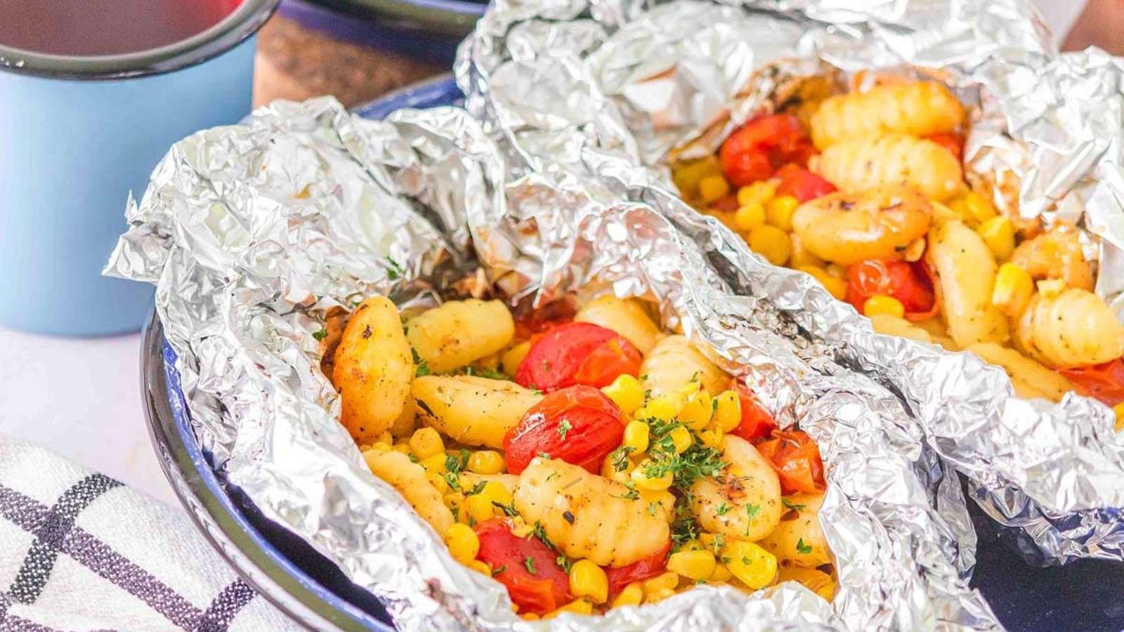 Summer Camping Gnocchi Grill Packs