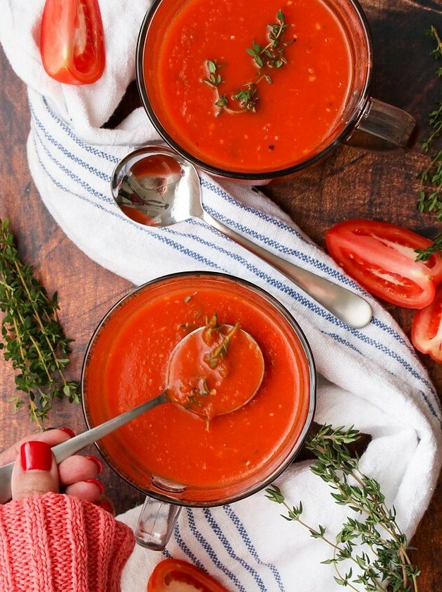 Tomato Soup with Low Carb Twist
