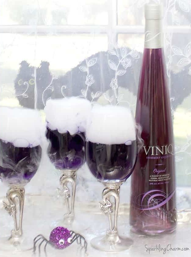 Mystical Purple Potion Cocktail