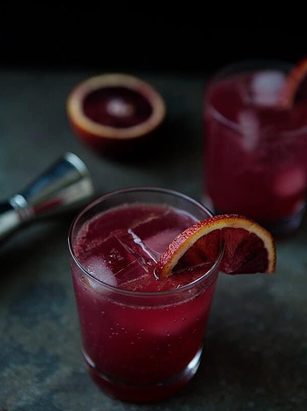 Vegan Blood Orange Cocktail Delight