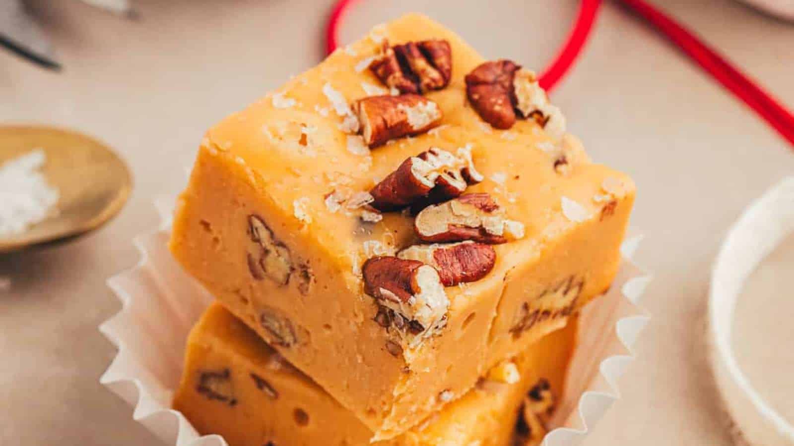 Buttery Butterscotch Fudge with Toasted Nuts