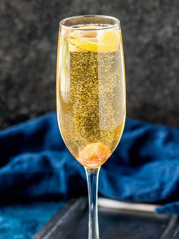 Elegant Champagne Bitters Spritz