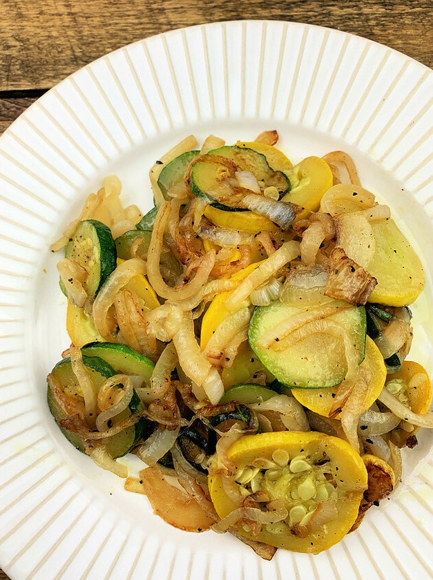Quick Sauteed Zucchini Squash Medley