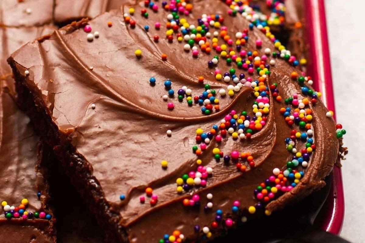 Quick Chocolate Sheet Cake with Rich Frosting