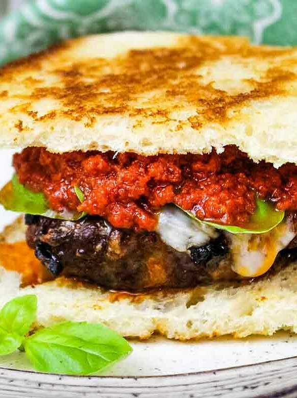 Venison Caprese Burger Delight