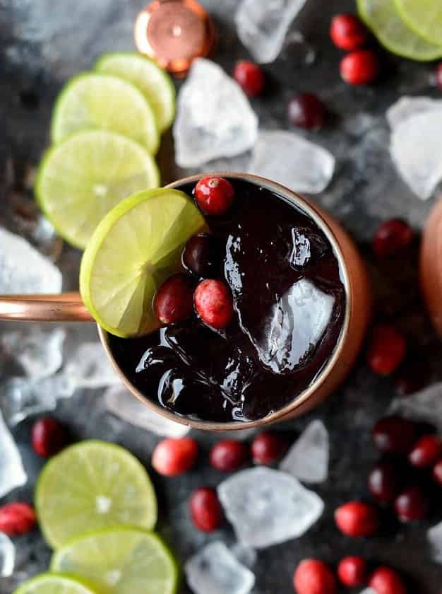 Cranberry Twist on the Classic Mule