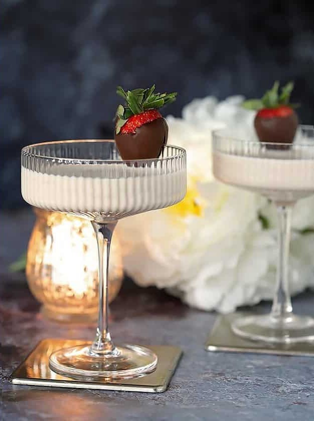 Amaretto Coffee Delight in a Velvet Glass