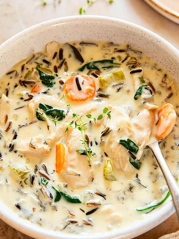 Creamy Chicken Wild Rice Stew