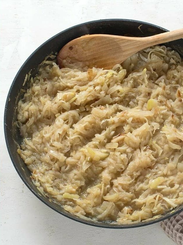 Kohlrabi in a Sweet Sour Glaze