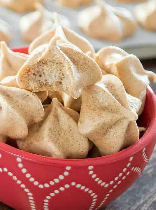 Maple Cinnamon Meringue Delights