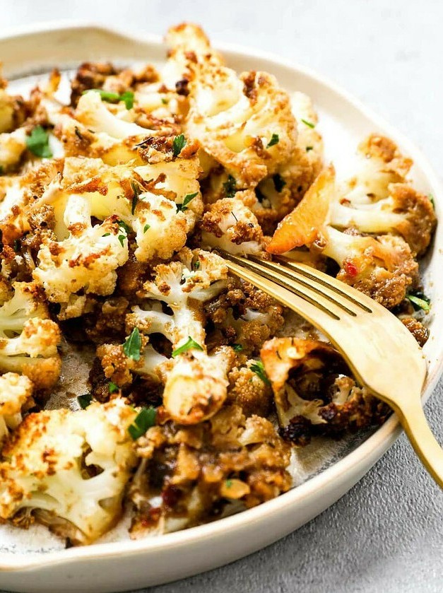 Savory Cauliflower Bites with Umami Kick