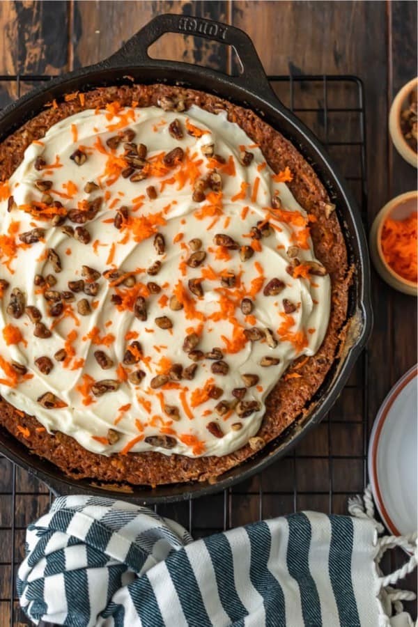 Easy Skillet Pineapple Carrot Cake