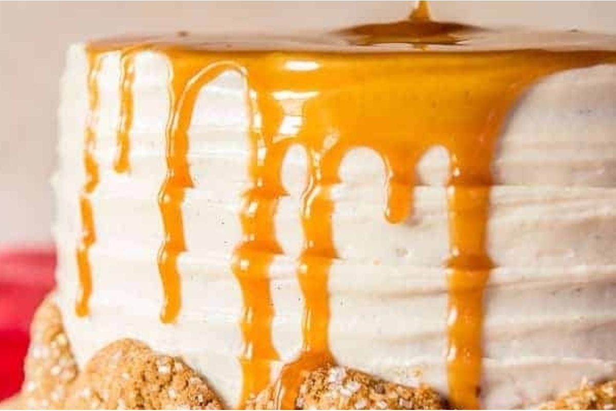 Spiced Bourbon Caramel Layer Cake