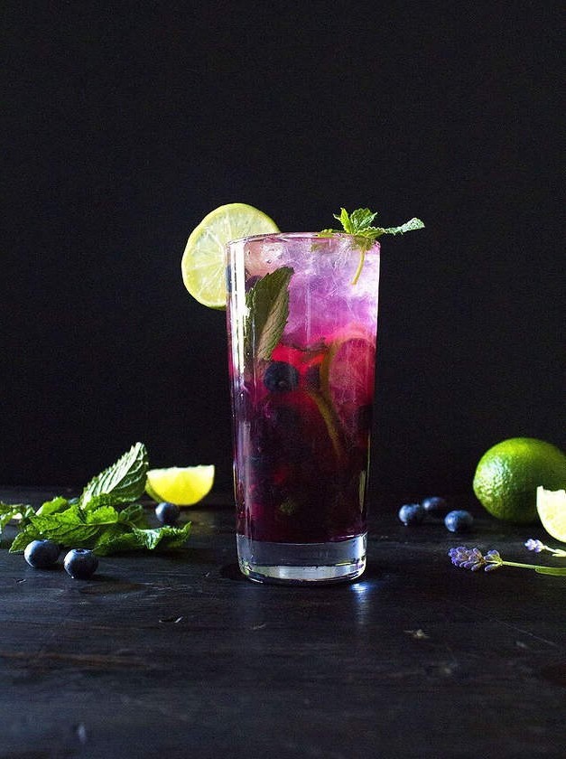 Lavender-Infused Blueberry Summer Mocktail