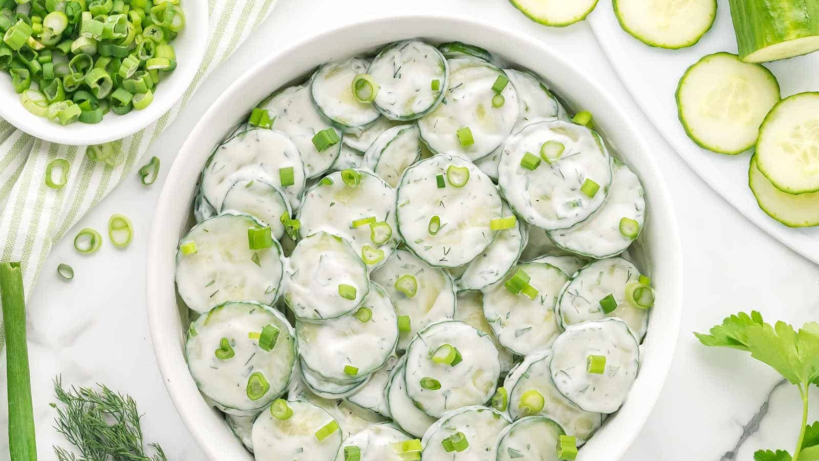 Classic German Creamy Cucumber Delight