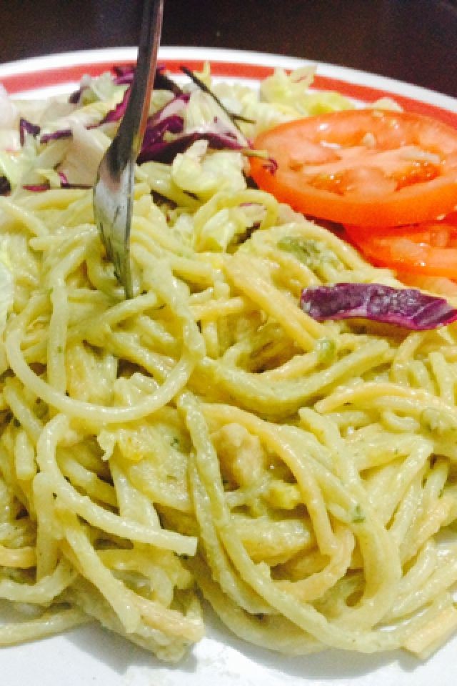 Quick Spinach Cheese Pasta Sauce Delight