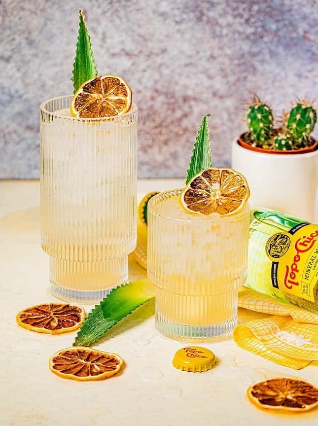 Tequila and Lime Sparkler Originated in Texas
