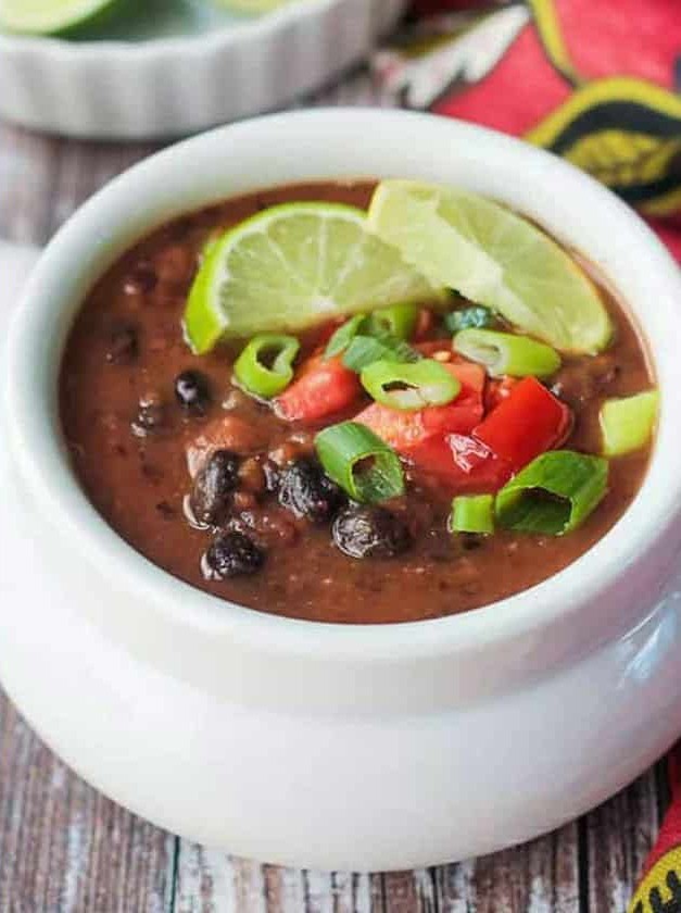 Hearty Plant-Based Black Bean Soup