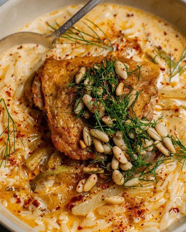 Lemony Chicken with Fennel & Herb Roast
