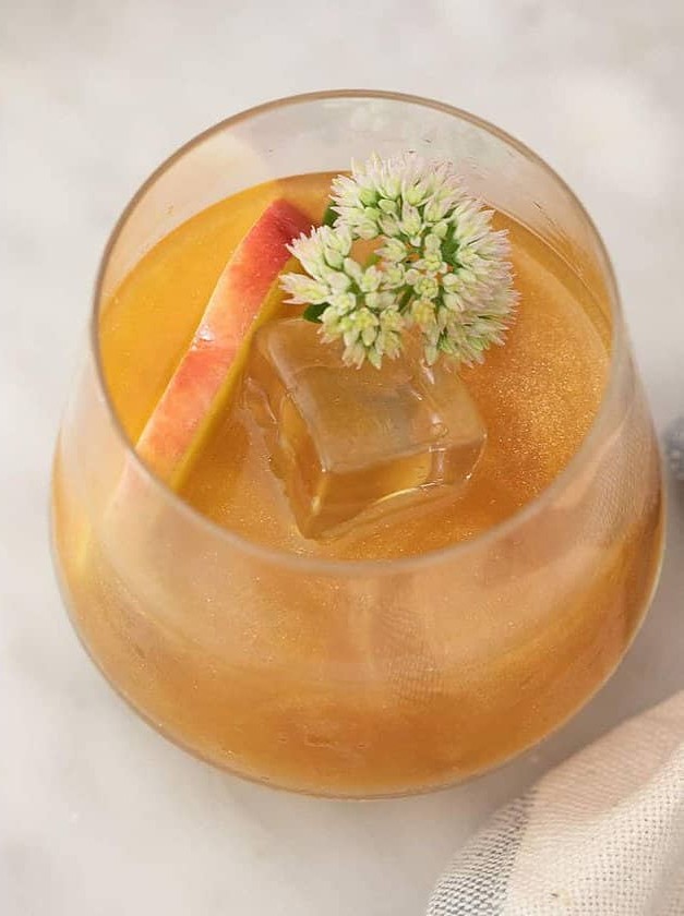 Glowing Green Apple Vodka Martini