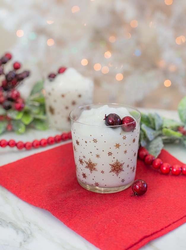 Minty Winter Wonderland in a Glass