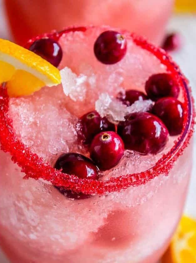 Festive Holiday Frozen Cocktail Delight
