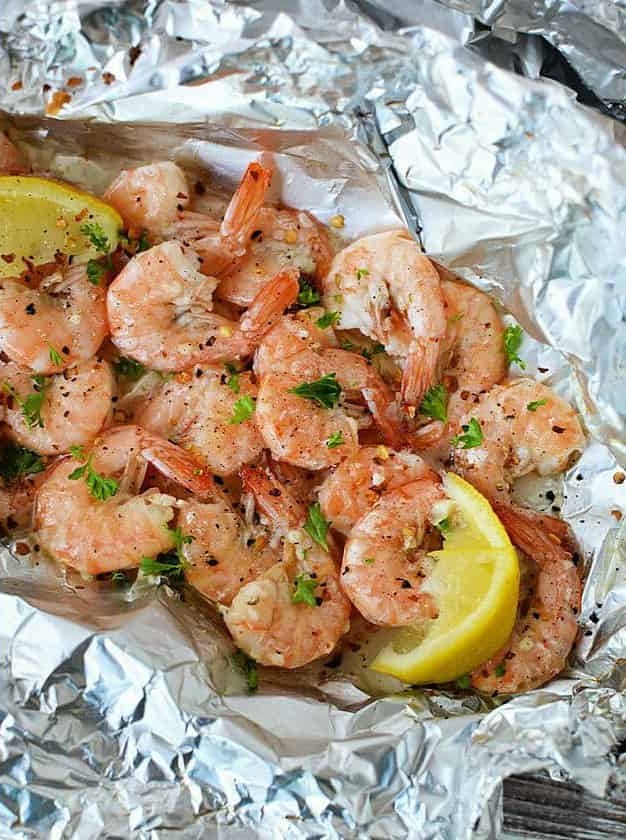 Garlic Shrimp Grilled to Perfection
