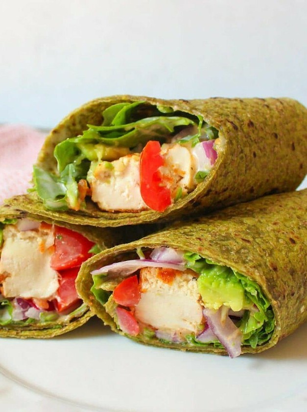 Tofu Veggie Wrap Delight