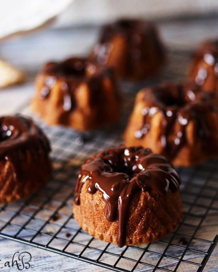 Ghirardelli Mini Bundt Cakes for Breakfast