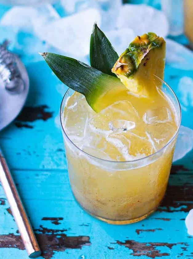 Smoked Pineapple Rum Twist