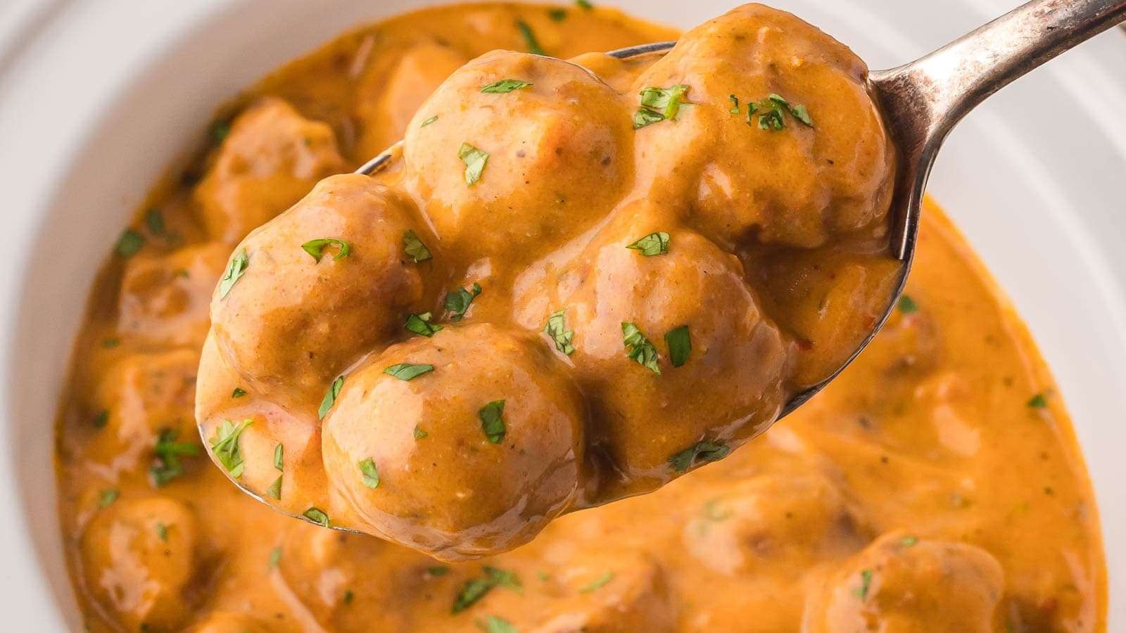 Creamy Spiced Meatball Dinners in Minutes