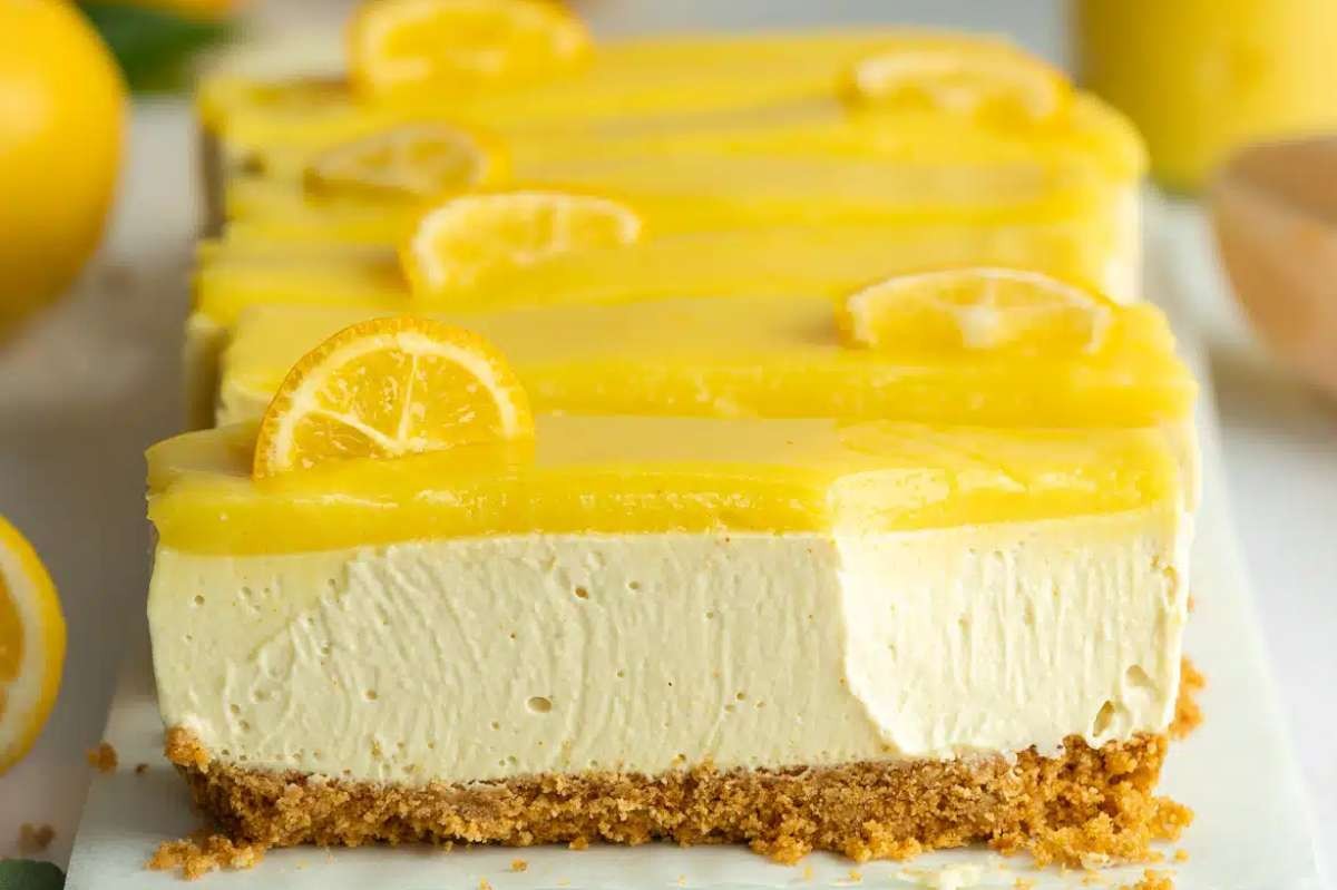 Vegan Lemon No-Bake Cheesecake Delight
