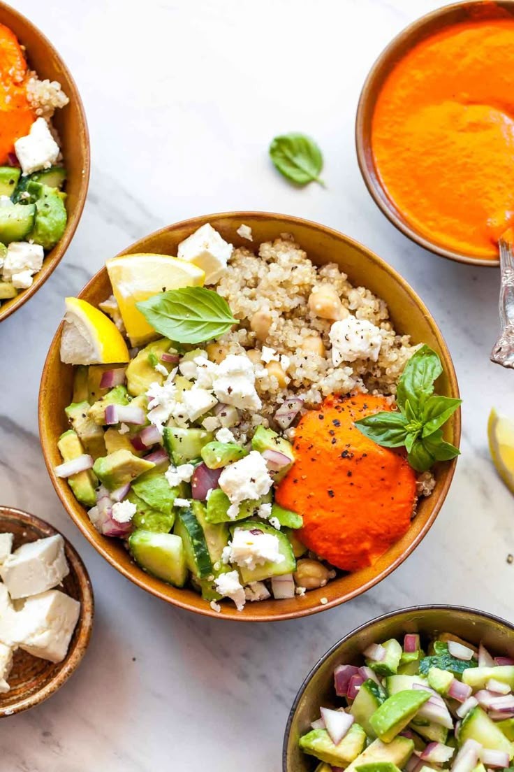 Cajun Shrimp Quinoa Bowls with Avocado