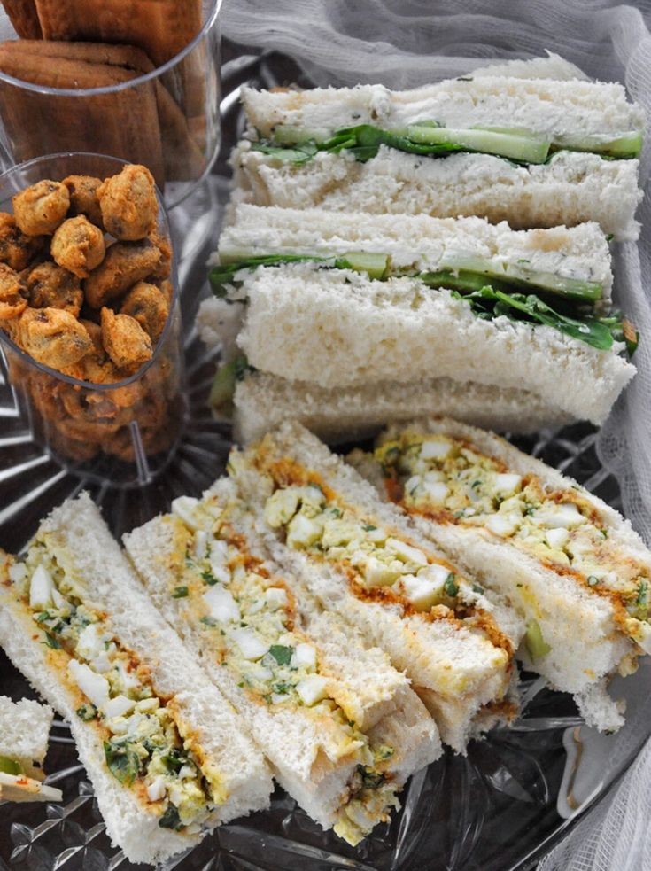 Radish Herb Butter Tea Sandwich Bites