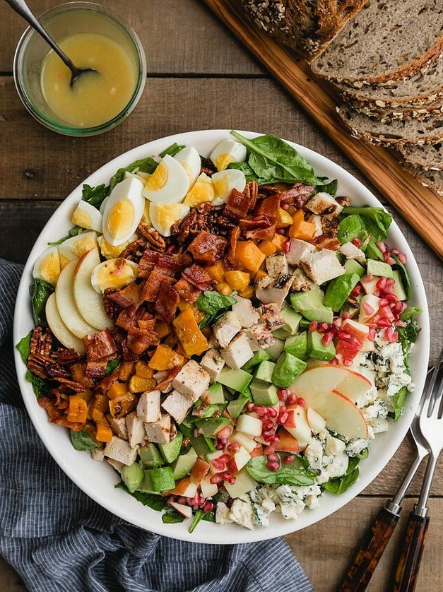 Autumn Cobb Salad with Harvest Flair