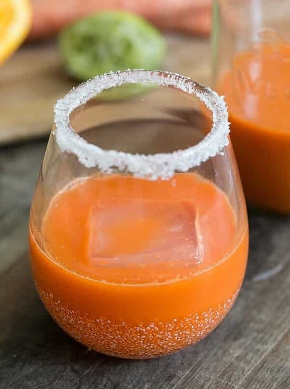 Spicy Carrot Sunrise Cocktail