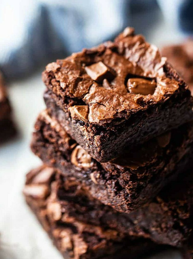 Decadent One-Bowl Chocolate Fudge Brownies