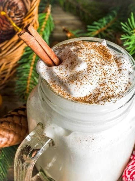 Brandy-Infused Eggnog Delight