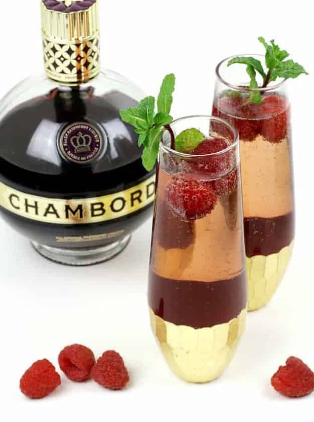 Raspberry Mint Sparkler with Elegance