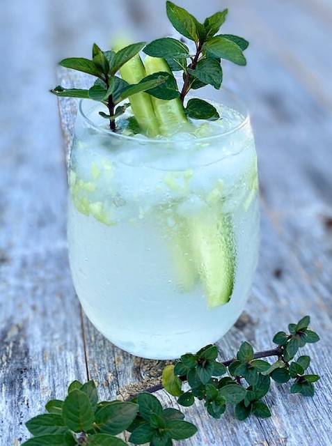 Cooling Summer Sipper with Fresh Twist