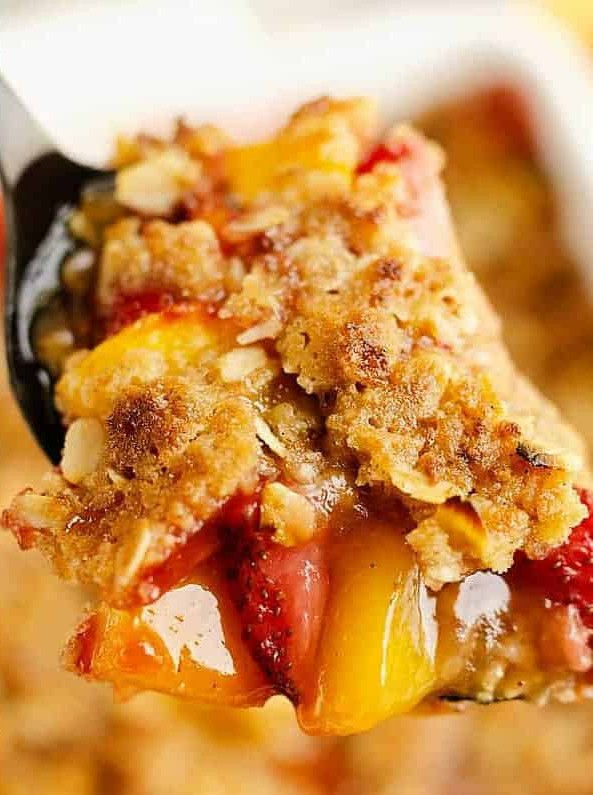 Summer Fruit Crisp with Oatmeal Crunch