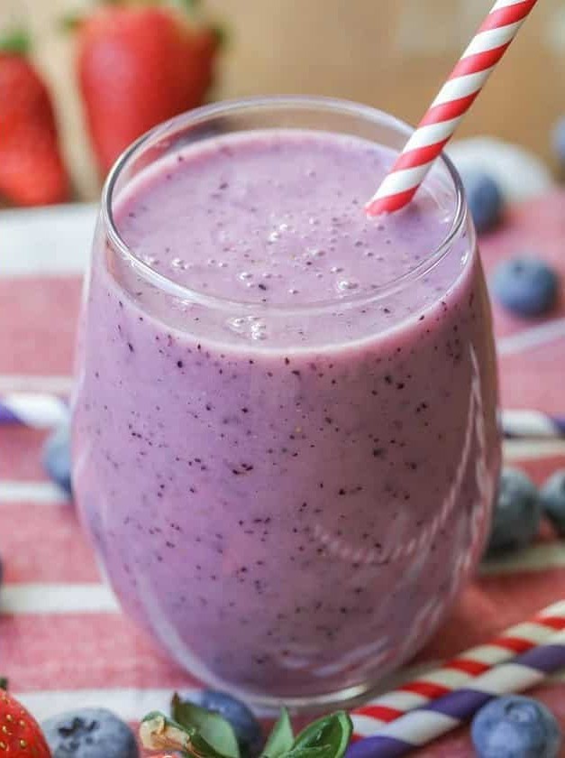 Berry Blissful Breakfast Smoothie