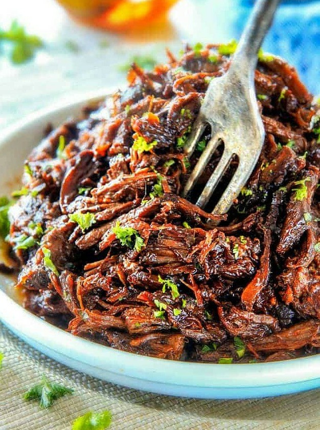 Balsamic Glazed Chuck Roast in a Crockpot