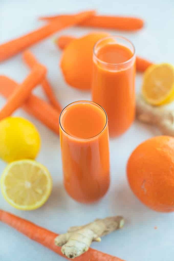 Vitamin C Boosting Carrot & Orange Juice
