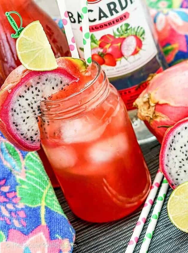 Dragonfruit Strawberry Summer Cooler