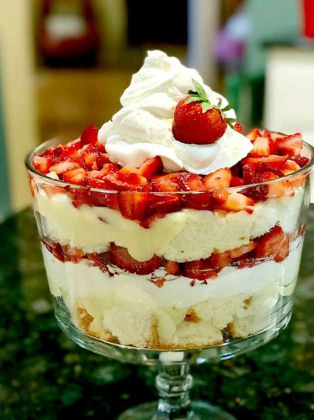 Sweet Strawberry Layered Dessert Delight