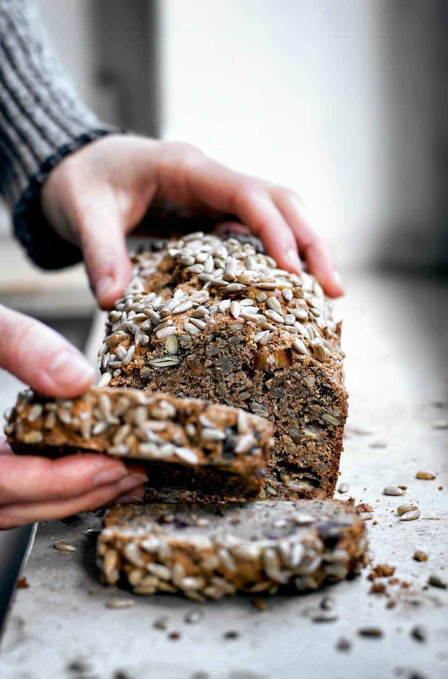 Nutty Banana Bread with Wholesome Twist
