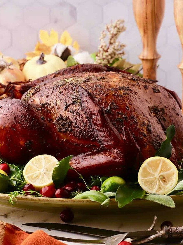 Herb Crusted Smoked Turkey Delight