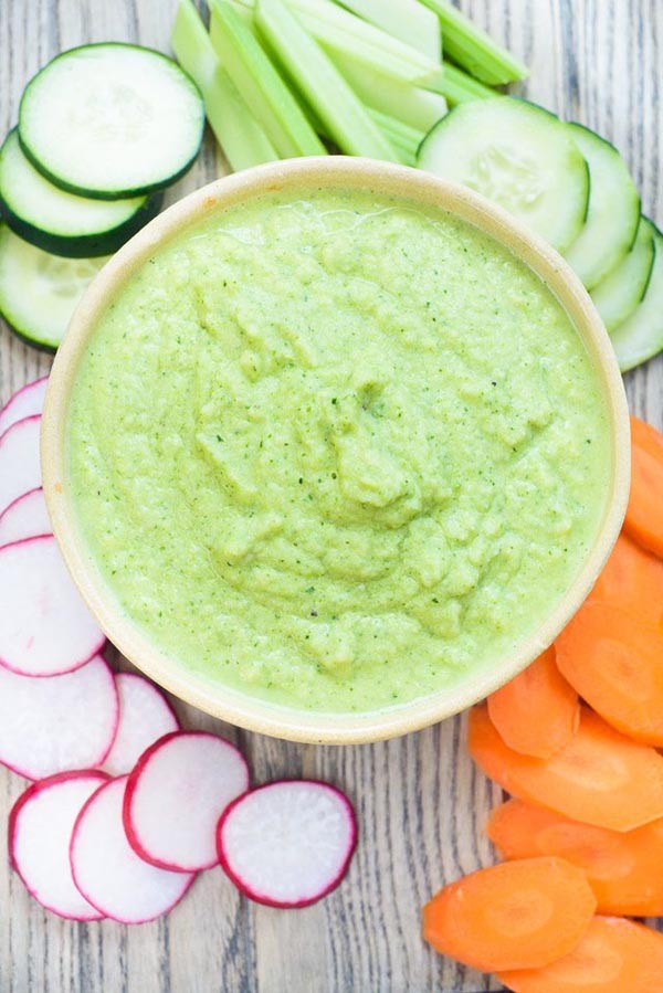 Zucchini Twist on Classic Hummus