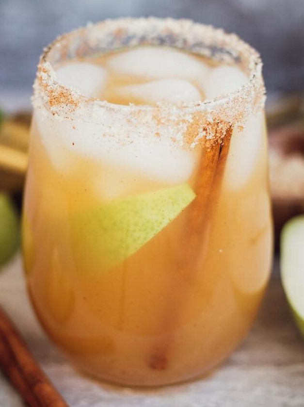 Spiced Pear Tequila Cooler